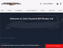 Tablet Screenshot of noylandrhodes.com